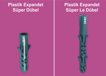Plastik Expandet Süper -Süper Le Dübeller